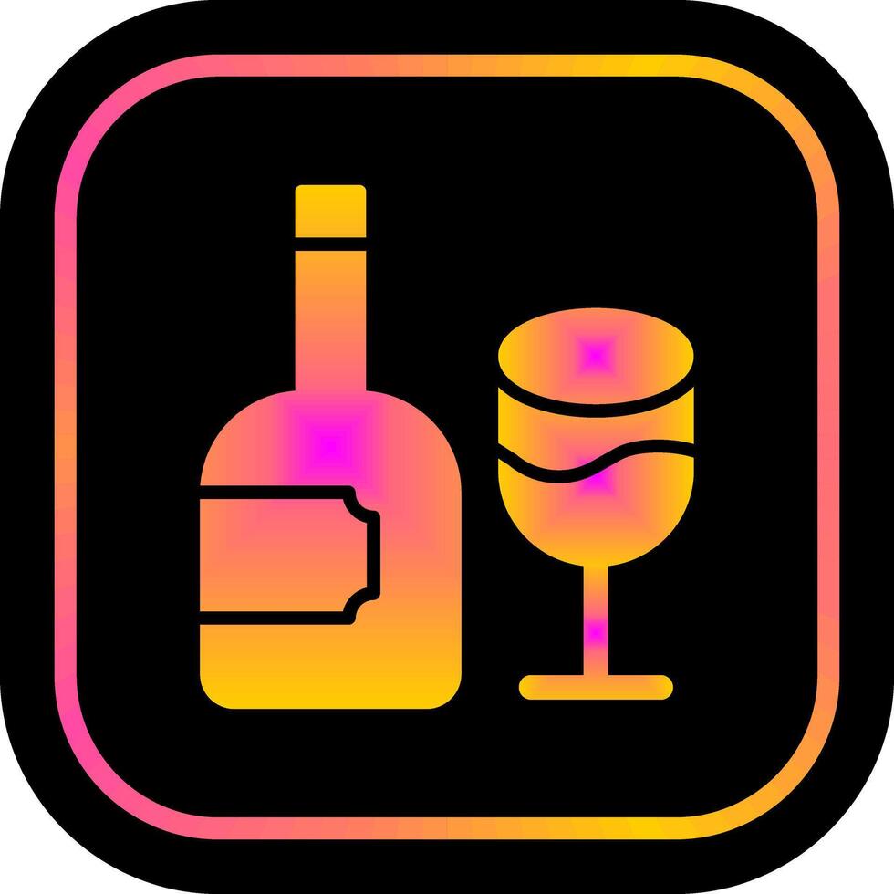 wijn icoon ontwerp vector