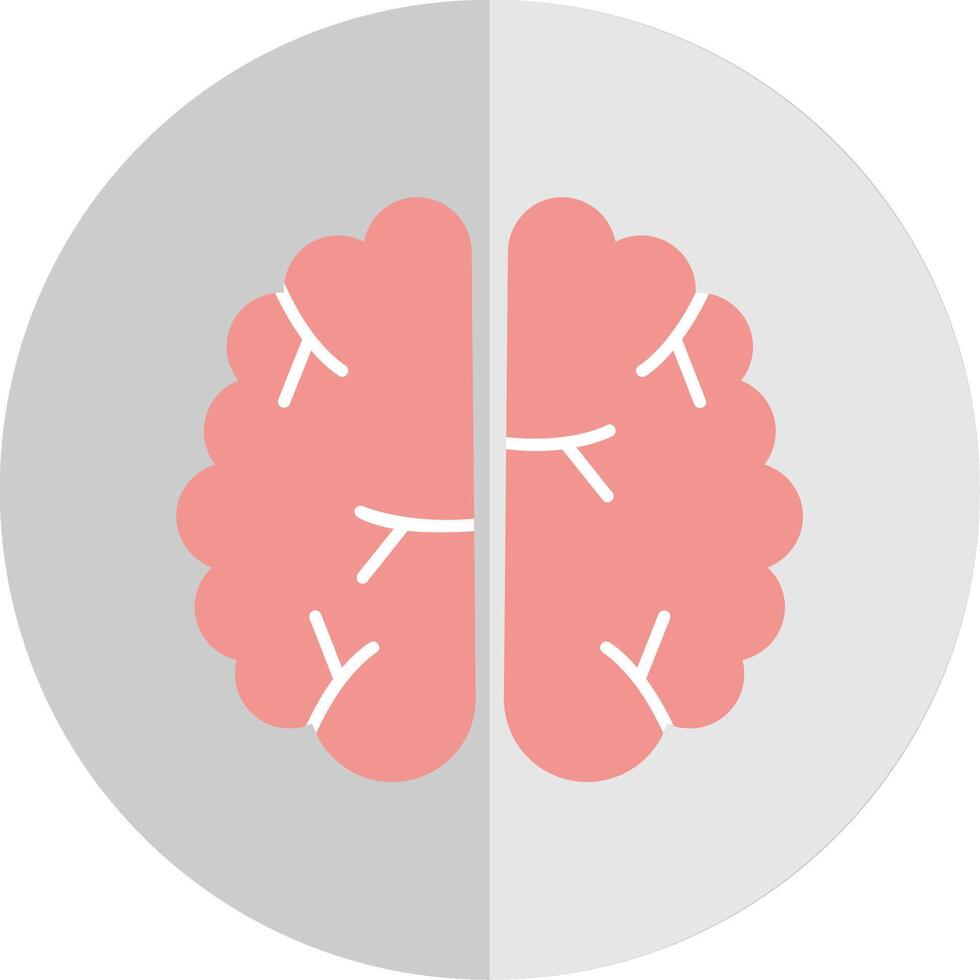 psychologie vlak schaal icoon vector