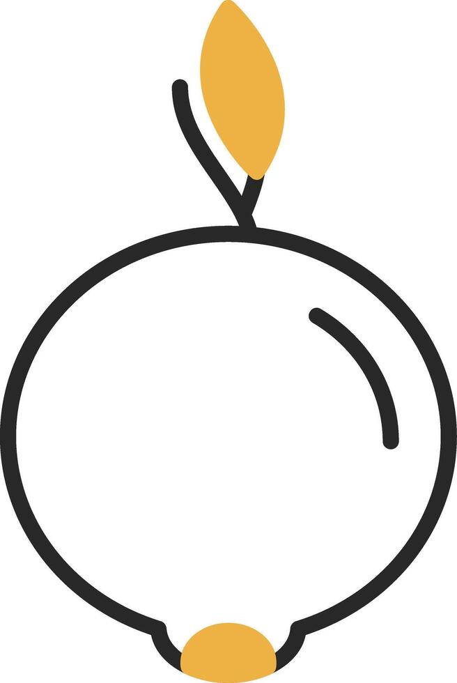 ugli fruit gevild gevulde icoon vector