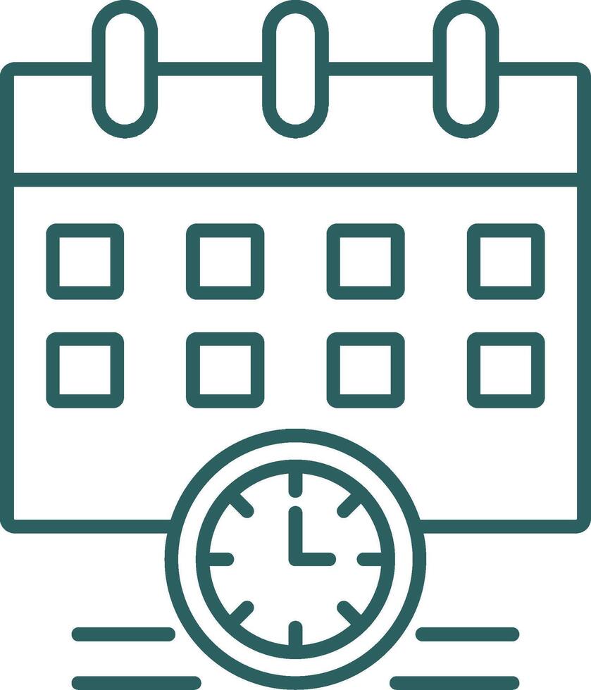 schema lijn helling ronde hoek icoon vector