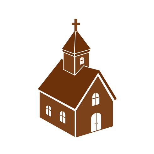 kerk pictogram vector