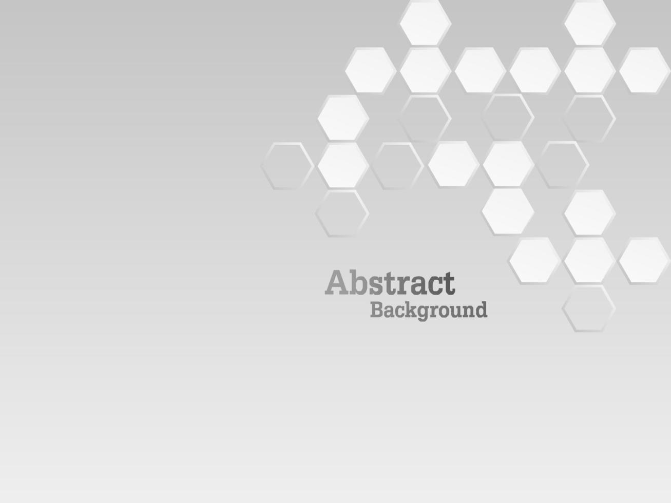concept abstracte zeshoek achtergrond. technologie op witte achtergrond. reliëf zeshoek, honingraat, licht en schaduw. vectorillustratie. vector