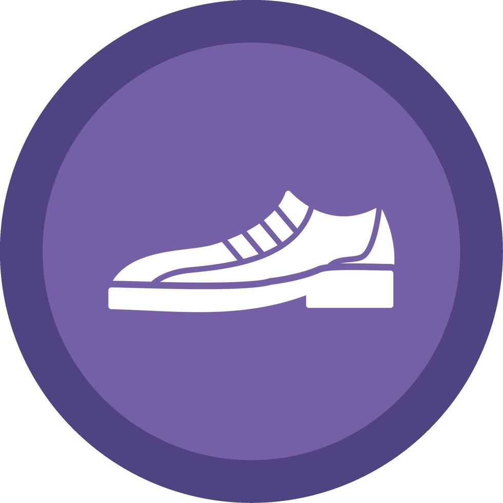 formeel schoenen glyph multi cirkel icoon vector