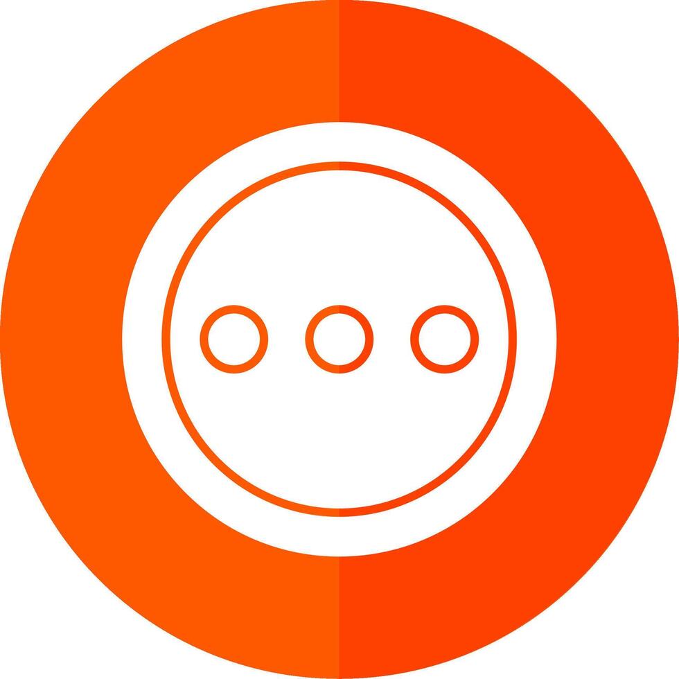 meer vrij glyph rood cirkel icoon vector