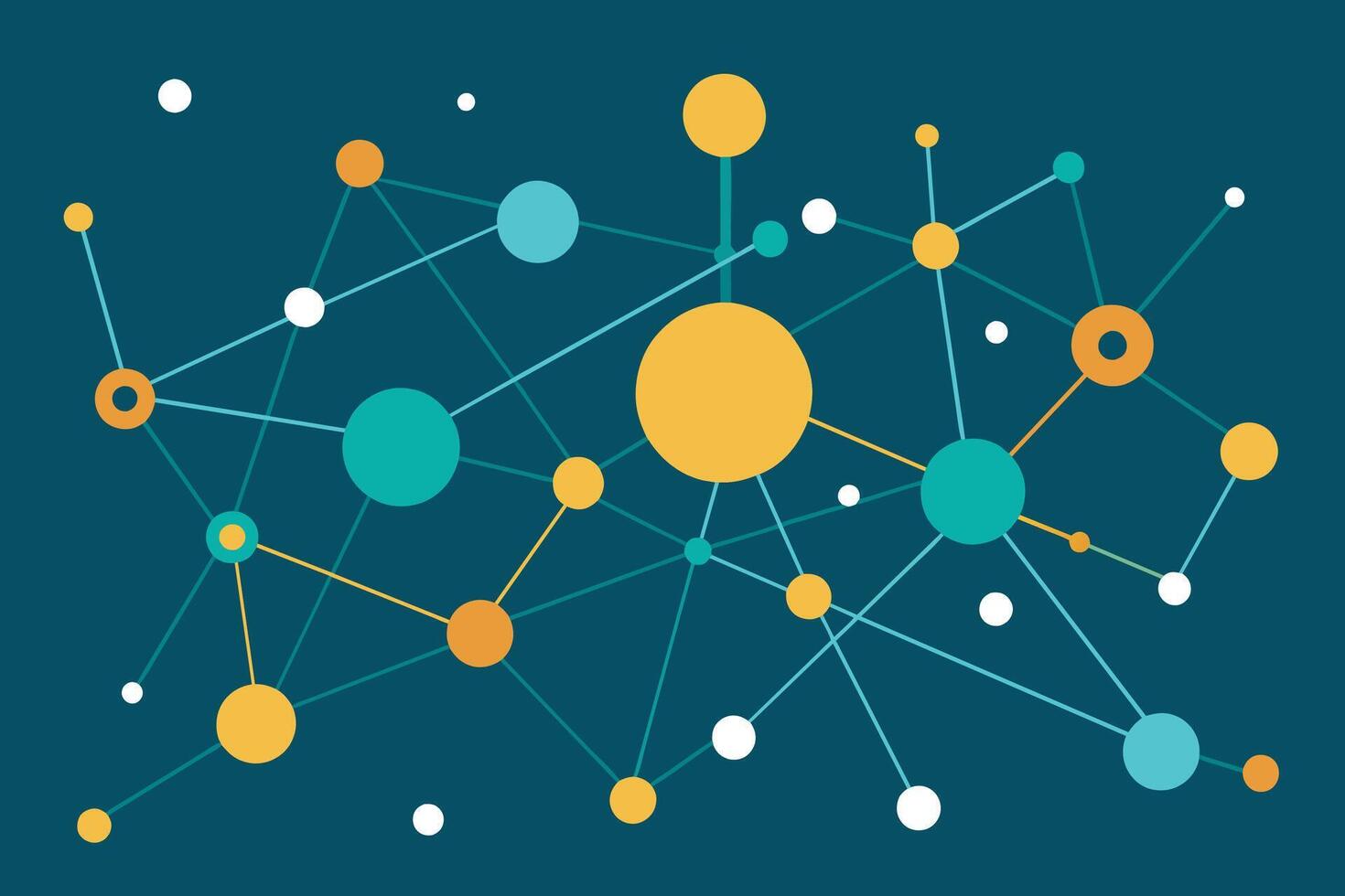 abstract achtergrond met Verbinden dots en lijnen. technologie grafisch ontwerp en netwerk verbinding vector