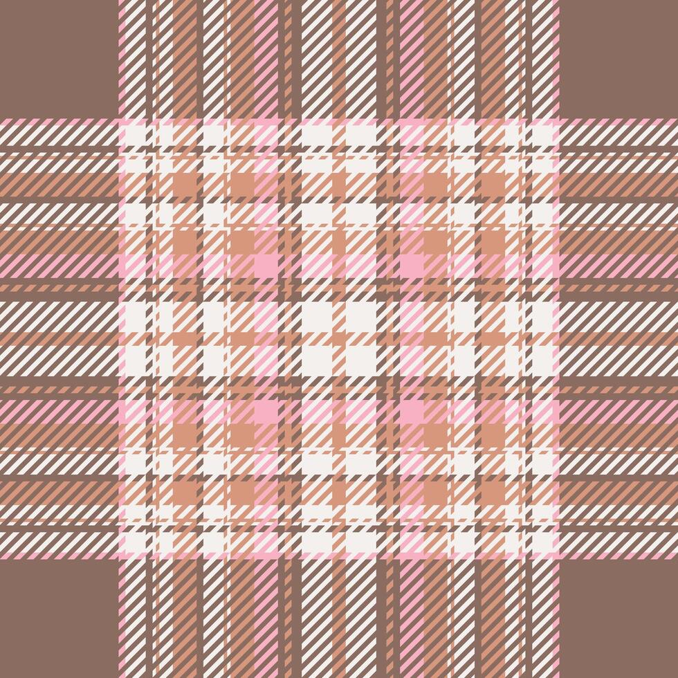 plaid controleren patroon. naadloos kleding stof textuur. Schotse ruit textiel afdrukken. vector