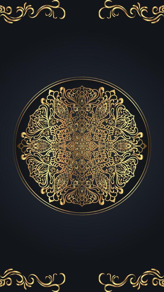 luxe sier- achtergrond met gouden kleur, Islamitisch Arabisch eid of Ramadan kareem luxe achtergrond. vector