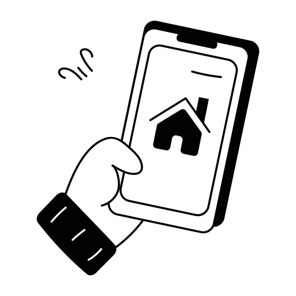 modieus huis app vector