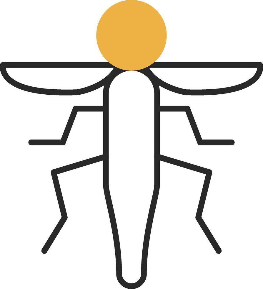 insect gevild gevulde icoon vector