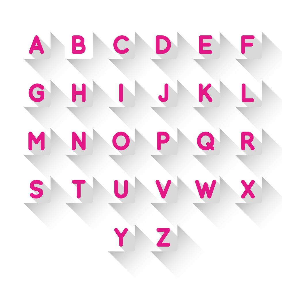 Alfabetletters vector