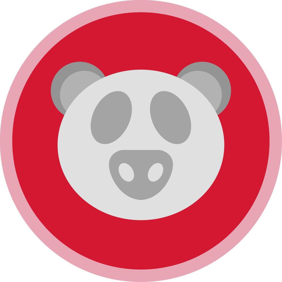 panda vlak multi cirkel icoon vector