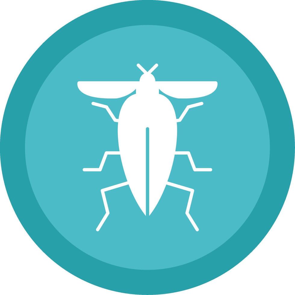 insect glyph multi cirkel icoon vector