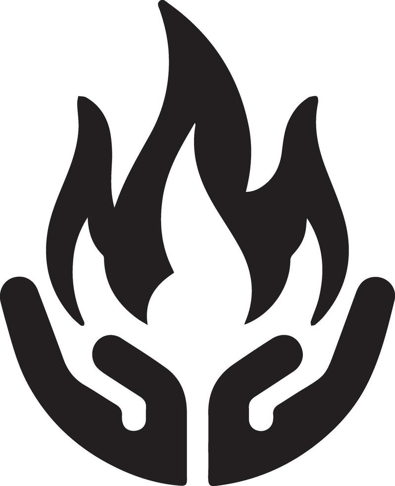 brand vlam icoon kunst illustratie 17 vector