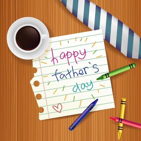 Happy Father&#39;s Day Illustratie vector