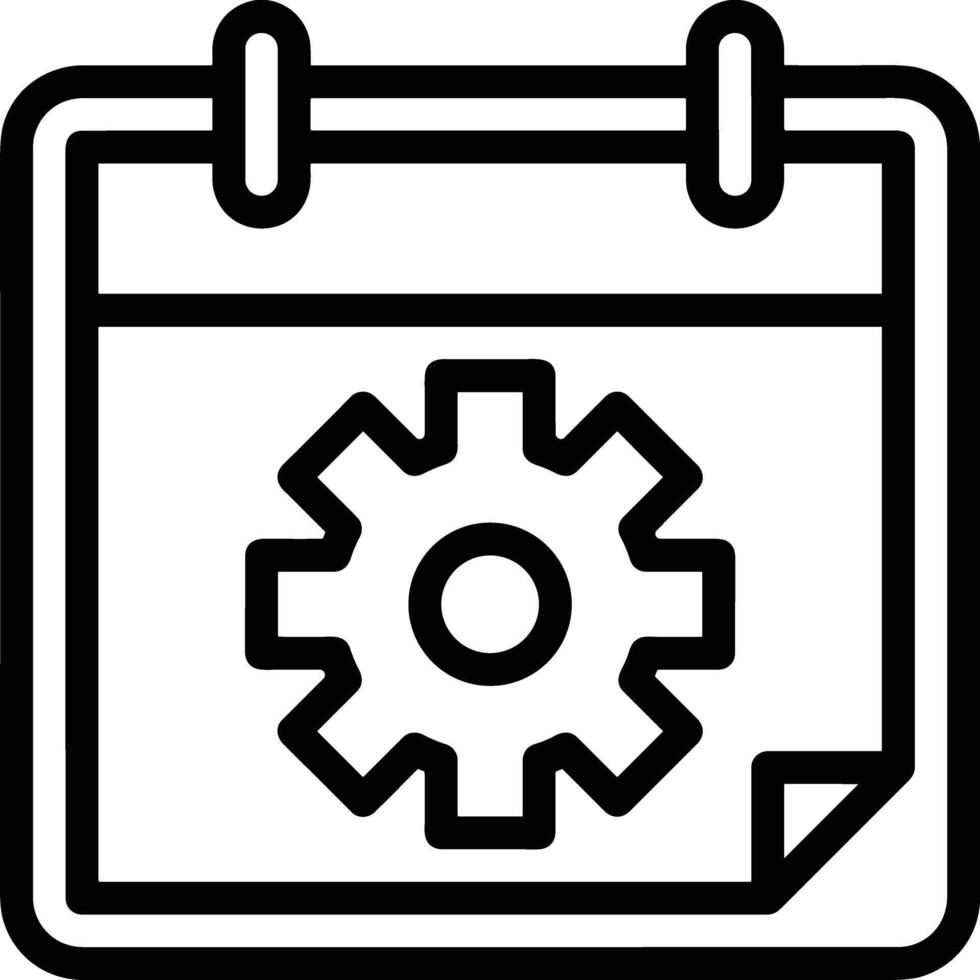 kalender icoon voor schema herinnering symbool beeld Aan de wit achtergrond vector