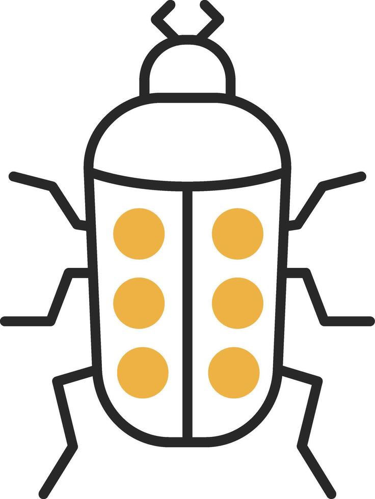 insect gevild gevulde icoon vector