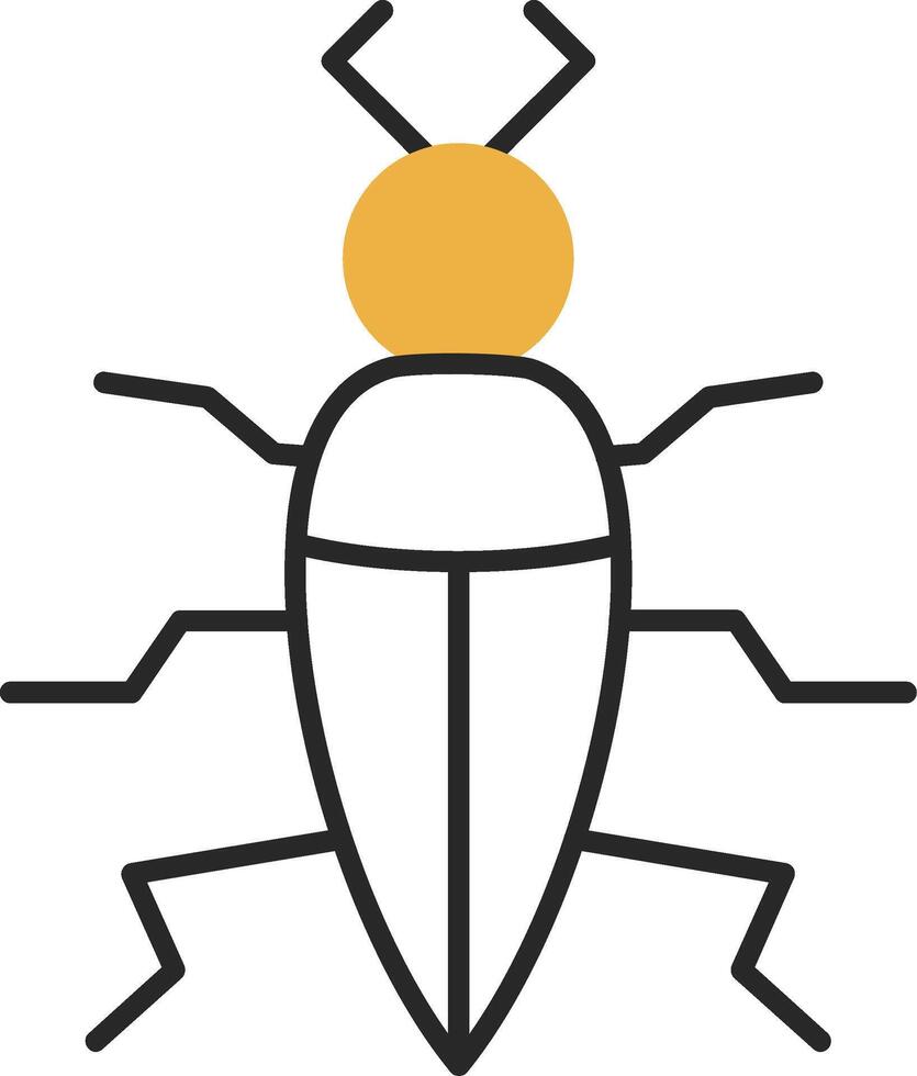 insect gevild gevulde icoon vector