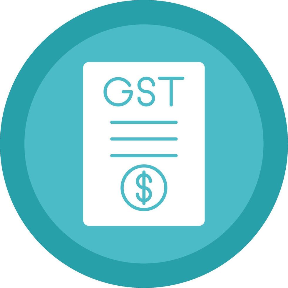 gst glyph multi cirkel icoon vector