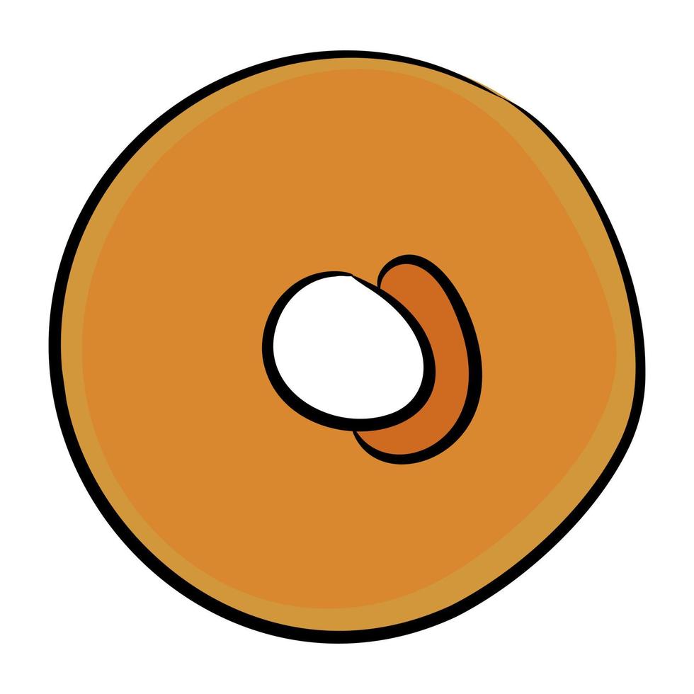 trendy donutconcepten vector