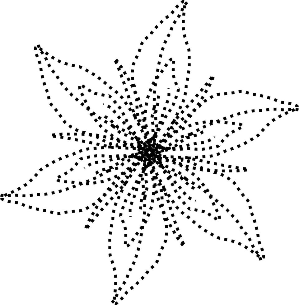 geometrische vectorillustratie. oppervlaktepatroonontwerp met geometrische ronde vormen, cirkels, spiralen, sterren. abstracte platte achtergrond vector