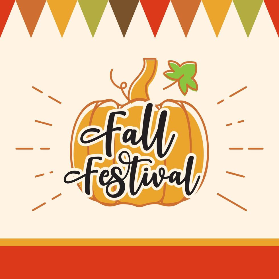 herfst festival element vector ontwerp illustratie