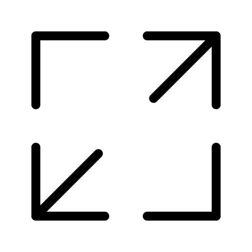 maximaliseren icoon symbool ontwerp illustratie vector