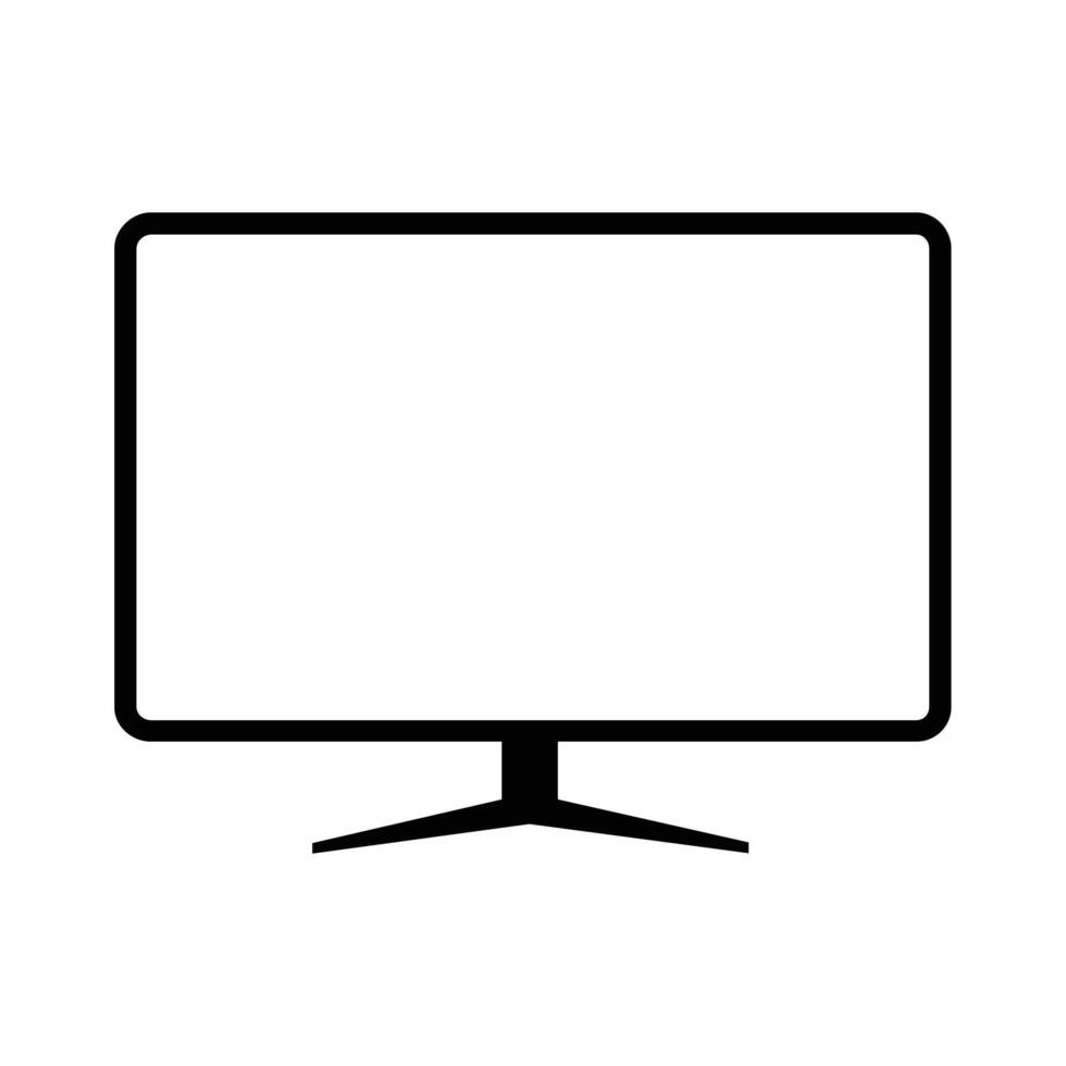 TV pictogrammen set. televisie icoon vector