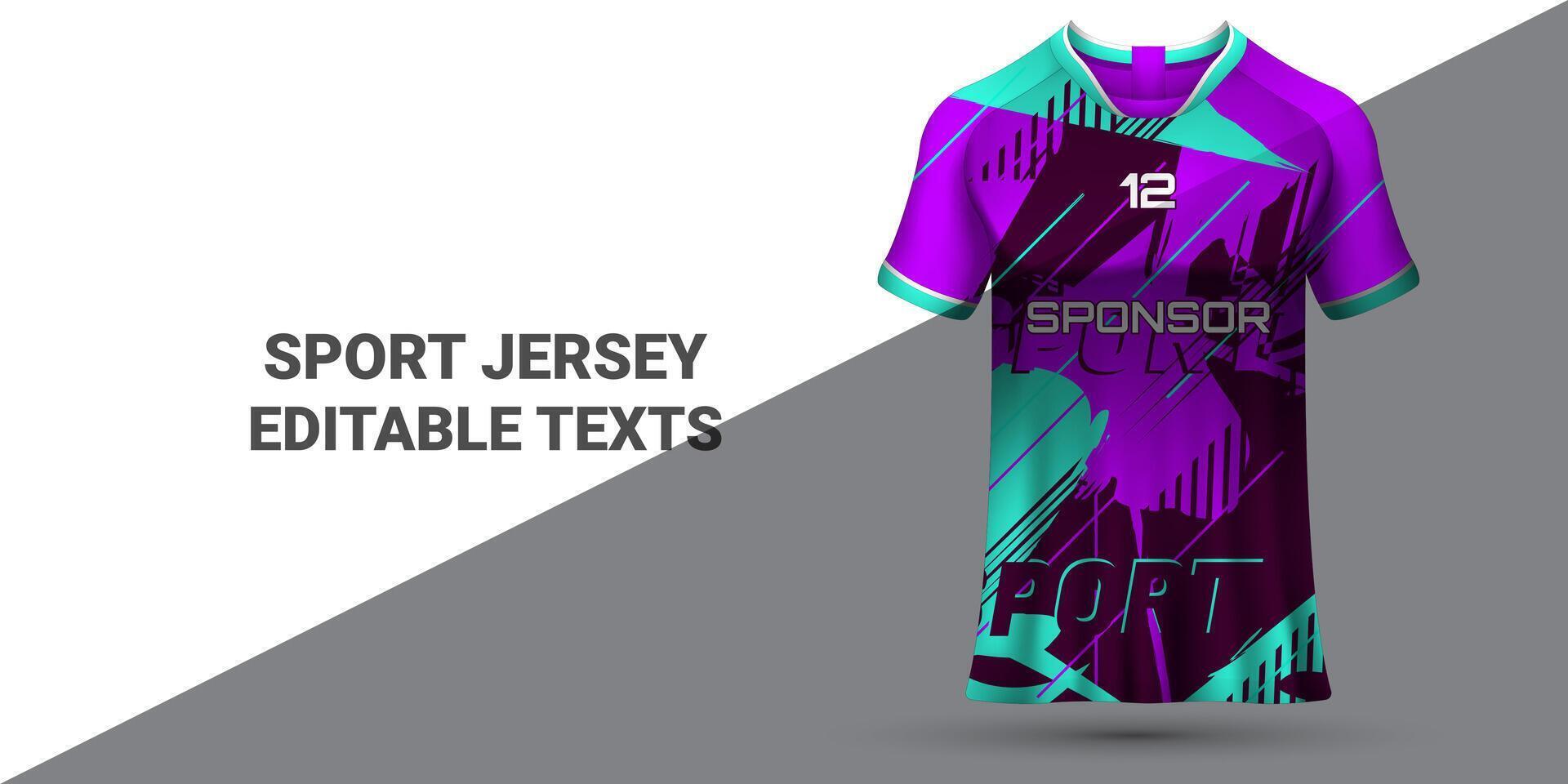 sport- Jersey sjabloon sport- t-shirt ontwerp sport- Jersey ontwerp uniform concept vector