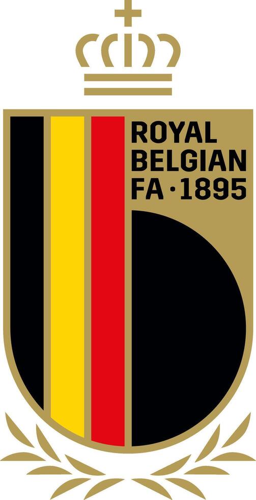 de logo van de nationaal Amerikaans voetbal team van belgie vector