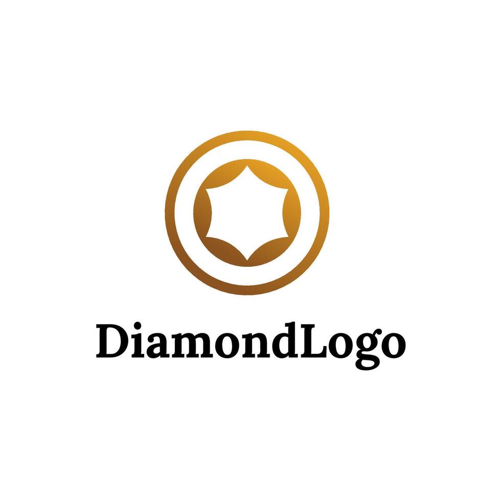 diamant edelsteen sieraden logo vector