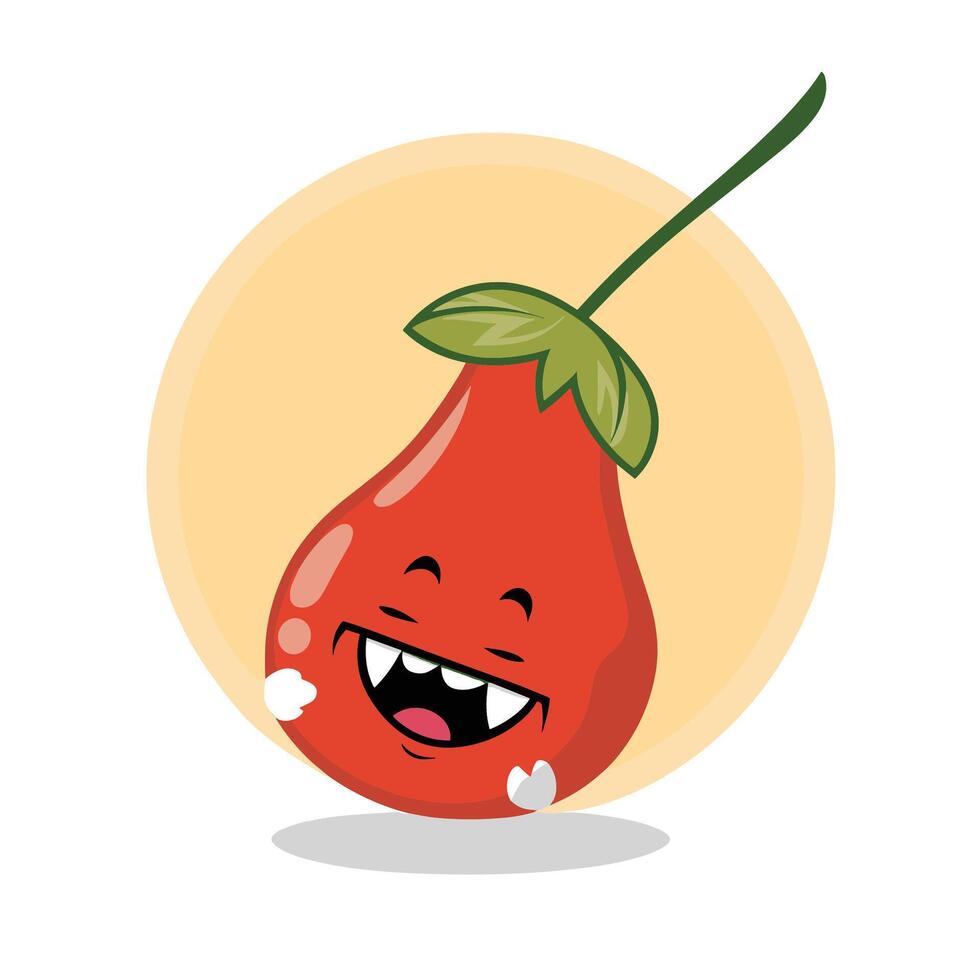 rode chili cartoon vector