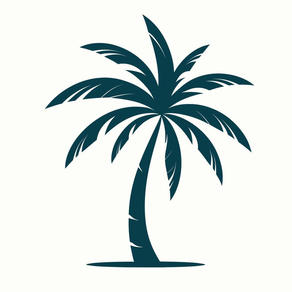 palmboom illustratie vector