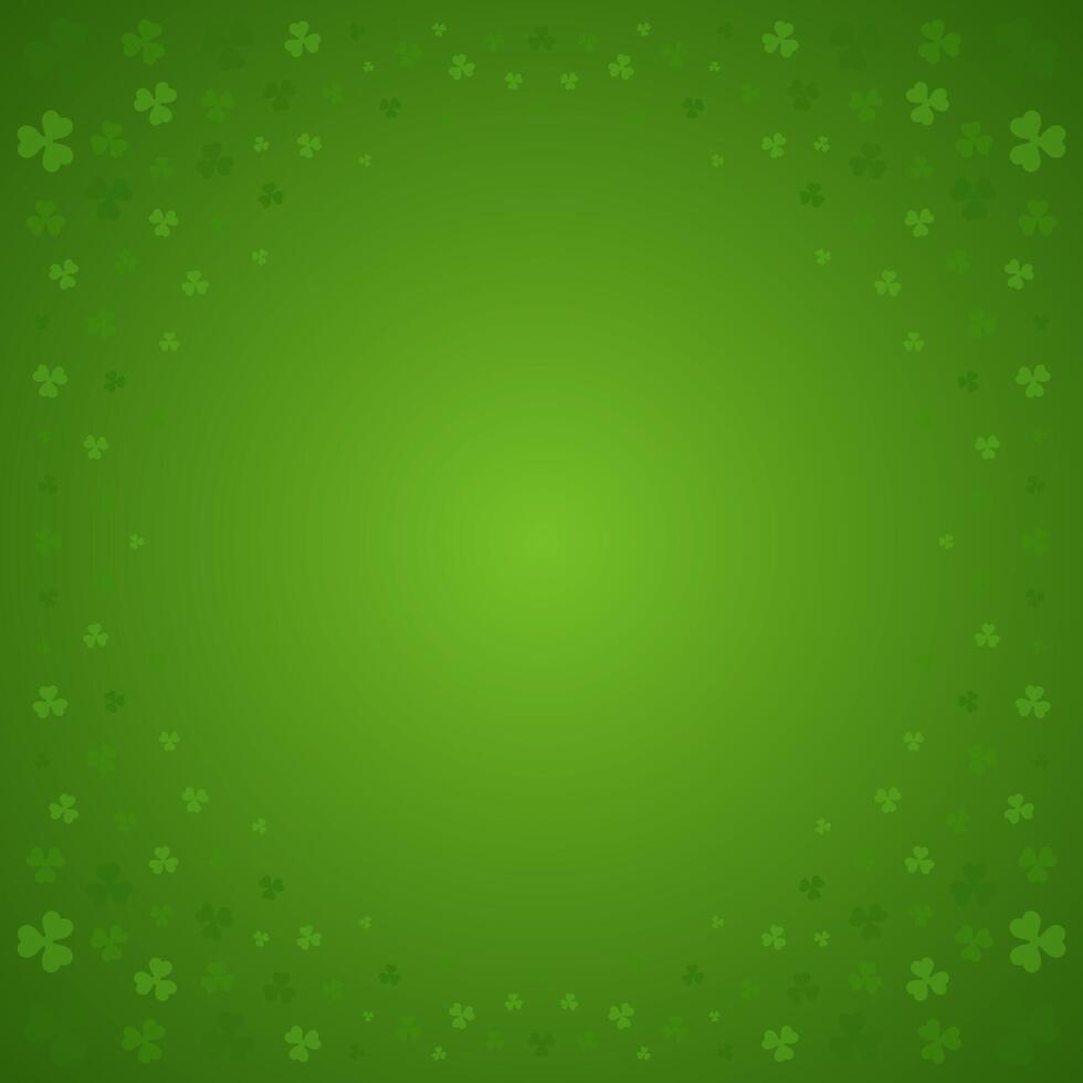 heilige Patrick dag groen Klaver klaver abstract achtergrond kopiëren ruimte ontwerp sjabloon vector