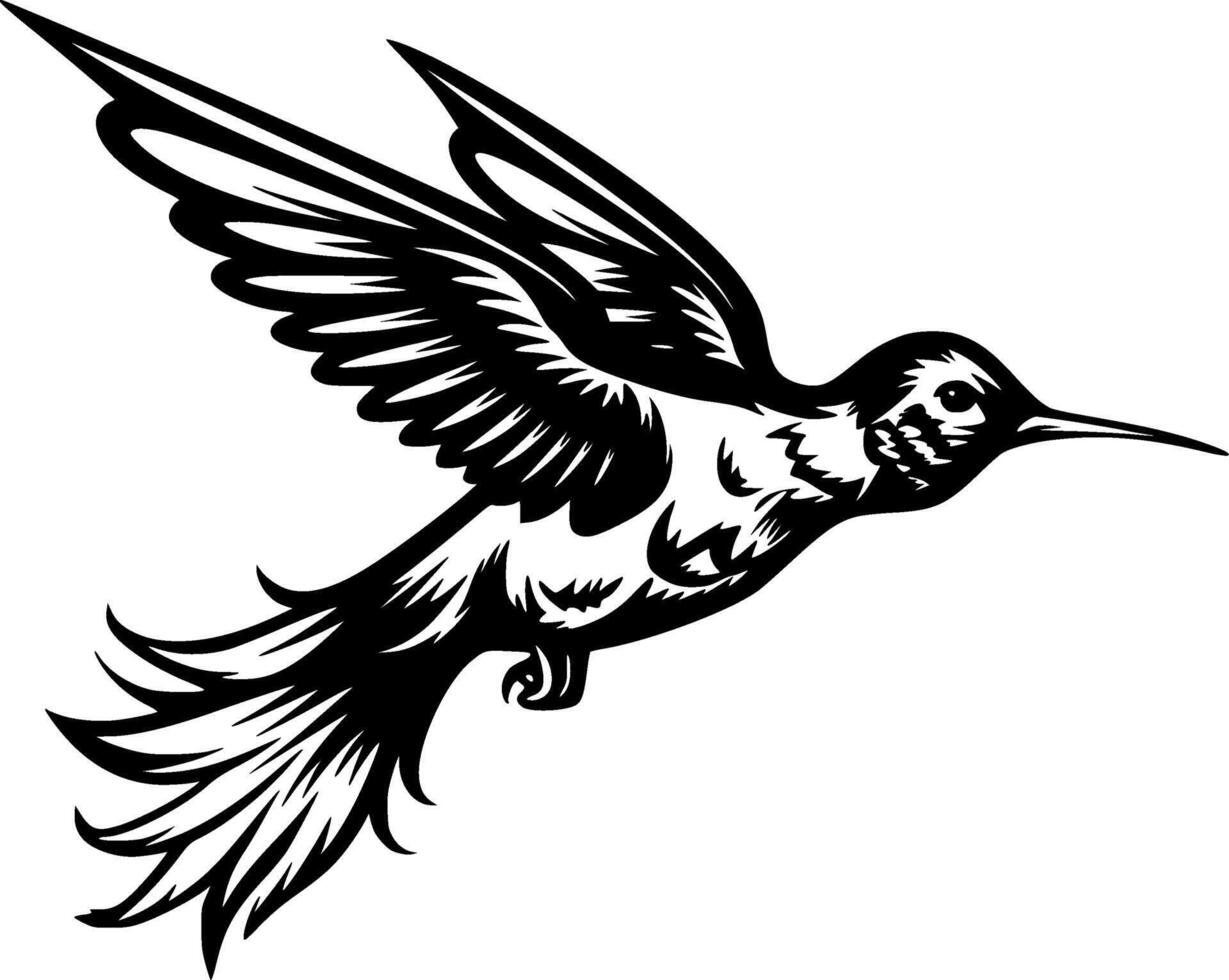 kolibrie - hoog kwaliteit logo - illustratie ideaal voor t-shirt grafisch vector