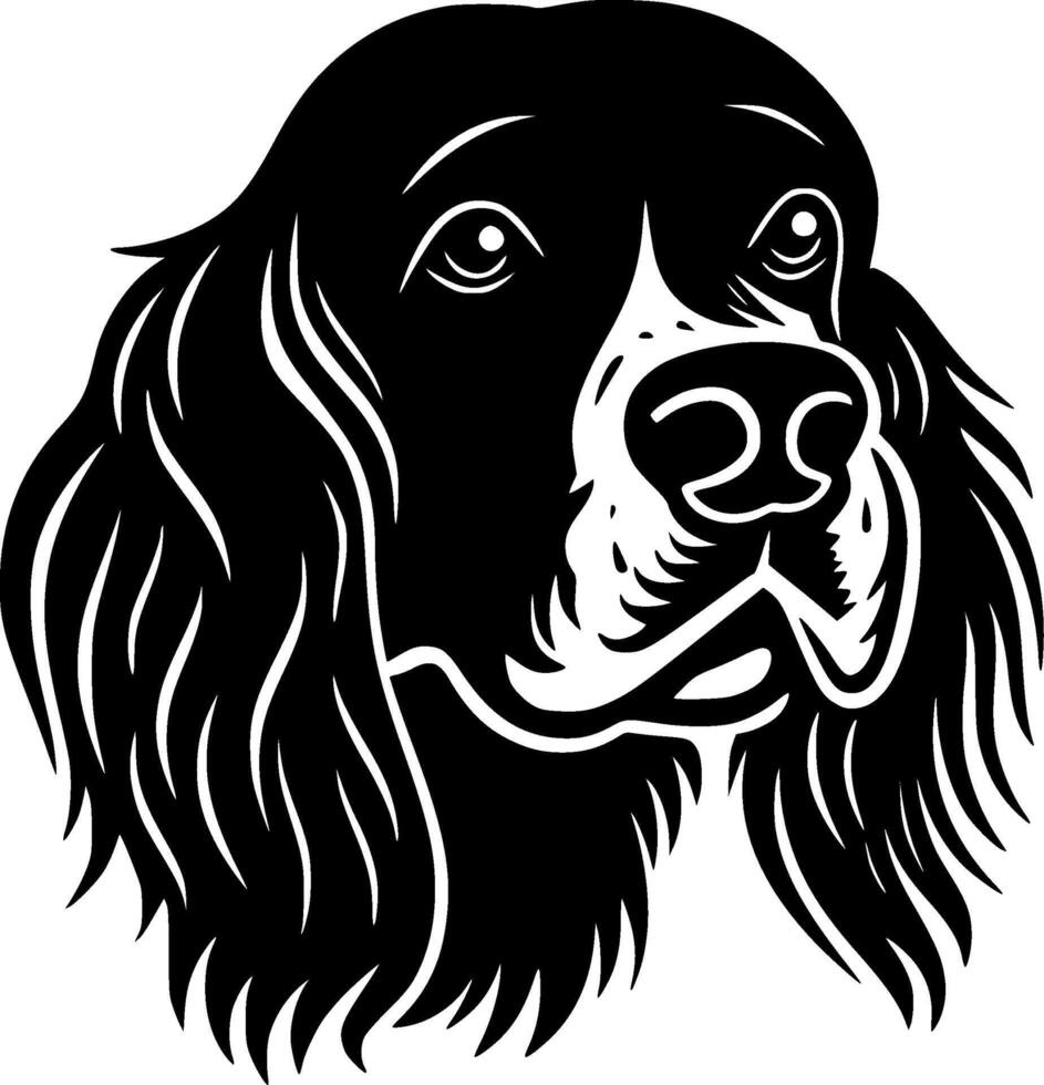 hond - minimalistische en vlak logo - illustratie vector