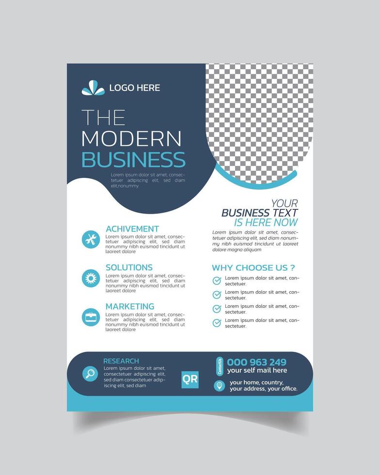 creatief modern bedrijf folder of vruchtbaar trending bedrijf brochure sjabloon vector