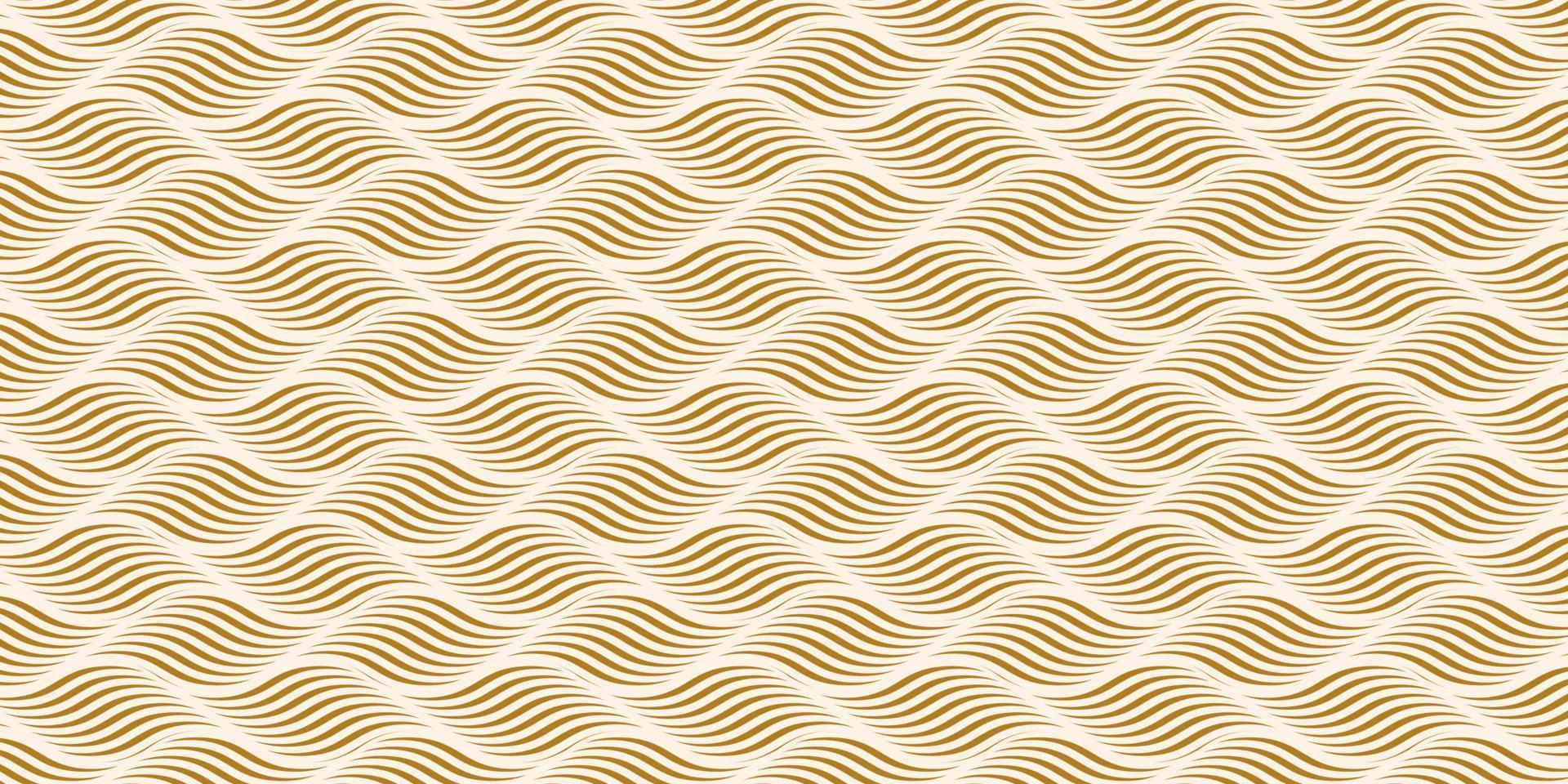 geometrisch patroon met gouden golven lijnen stijlvolle textuur vector
