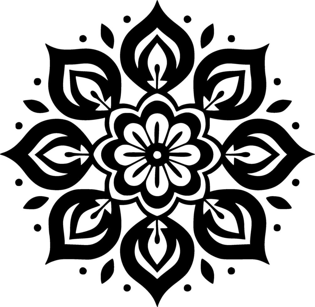 mandala - hoog kwaliteit logo - illustratie ideaal voor t-shirt grafisch vector