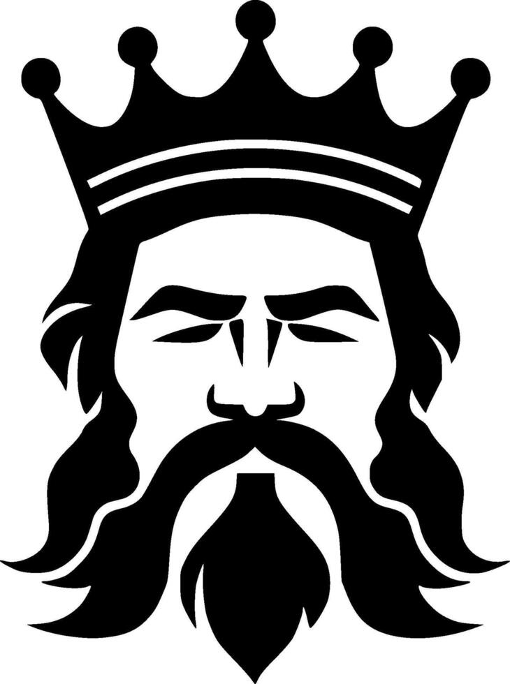 koning - hoog kwaliteit logo - illustratie ideaal voor t-shirt grafisch vector