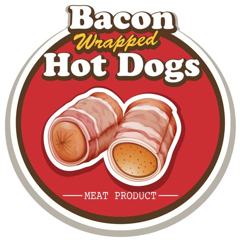 Bacon en worst vector