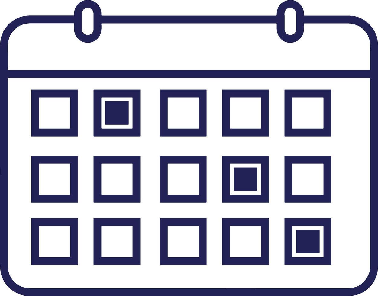 kalender icoon symbool beeld voor schema of afspraak vector