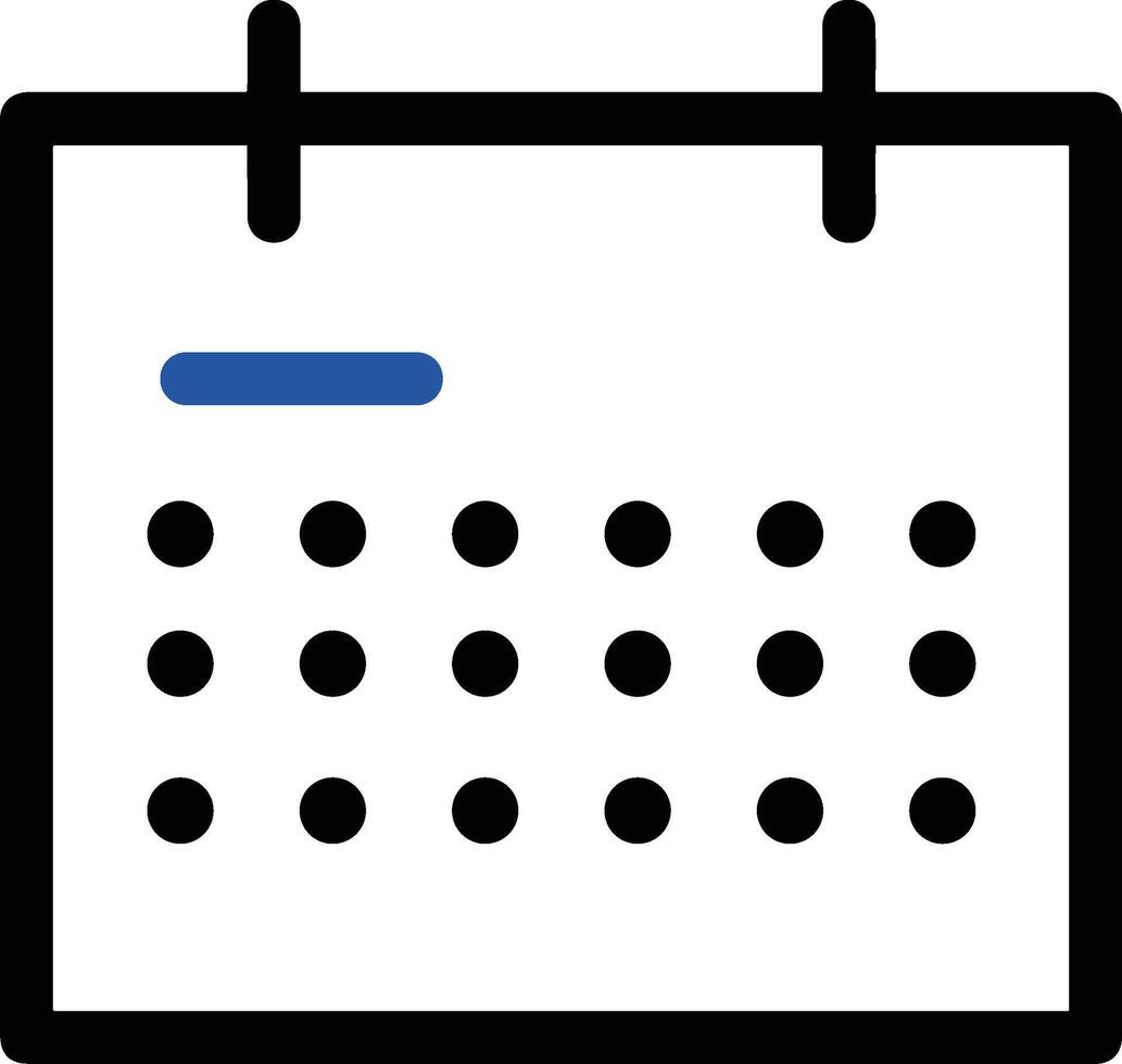 kalender icoon symbool beeld voor schema of afspraak vector