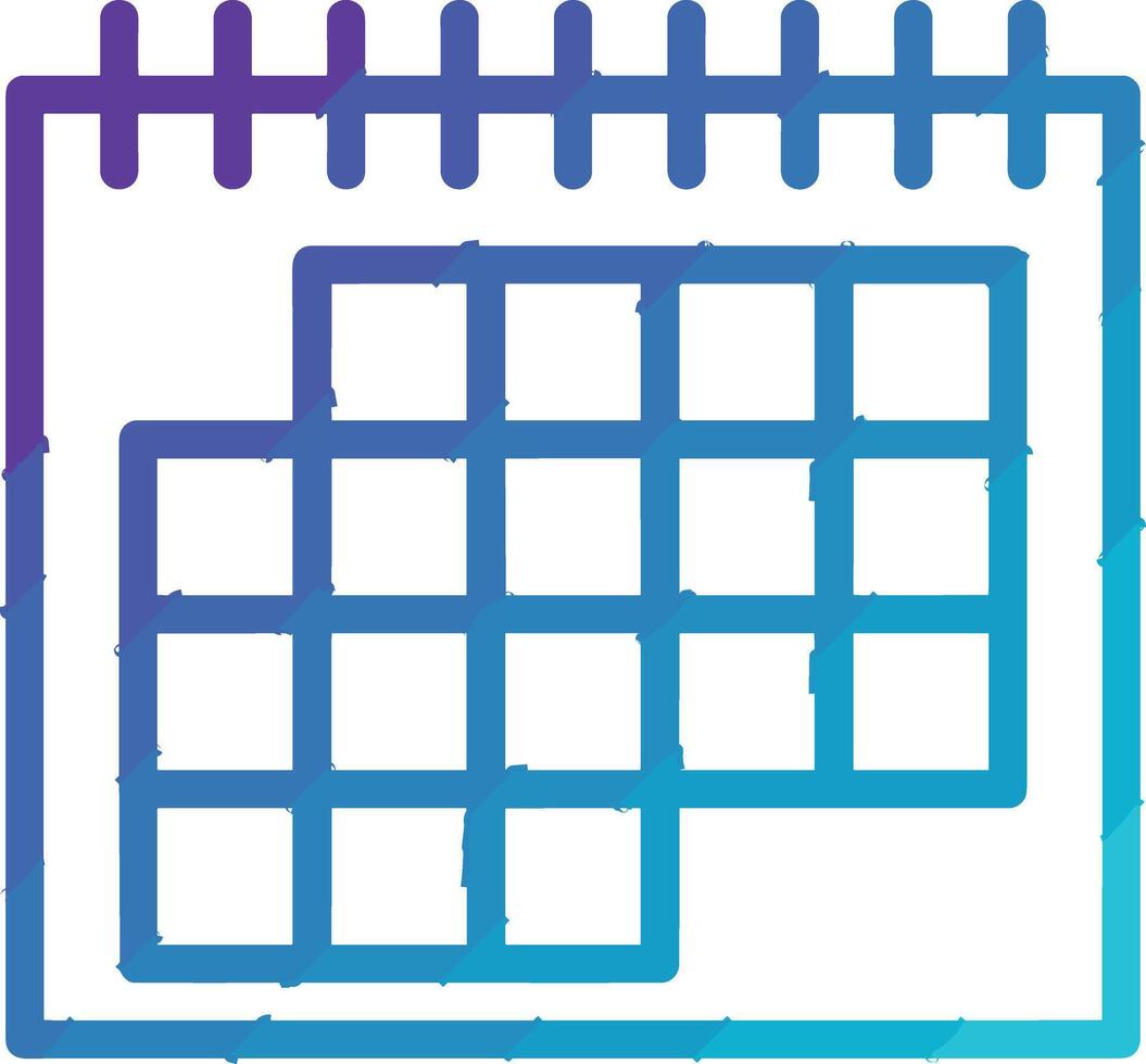 kalender icoon symbool beeld voor schema of afspraak vector