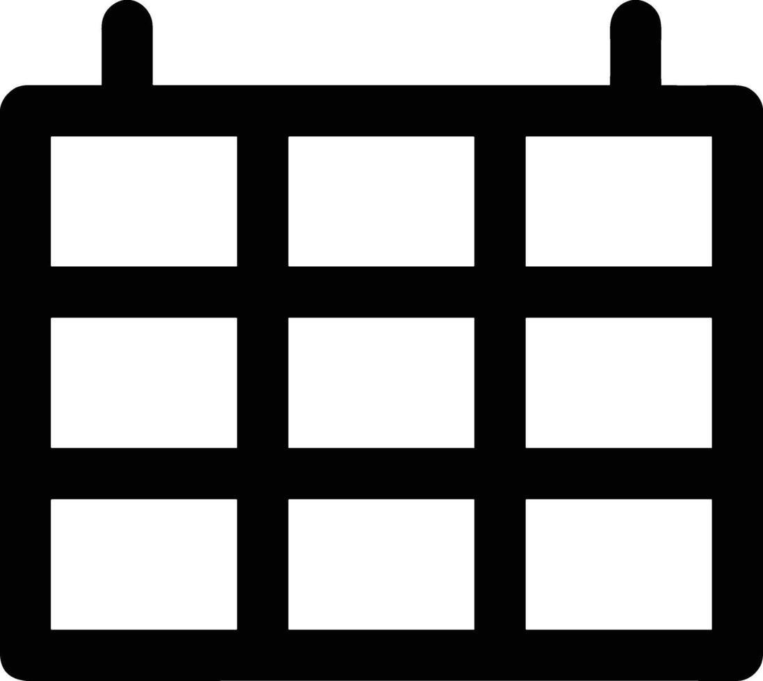 kalender icoon symbool beeld voor schema of afspraak vector