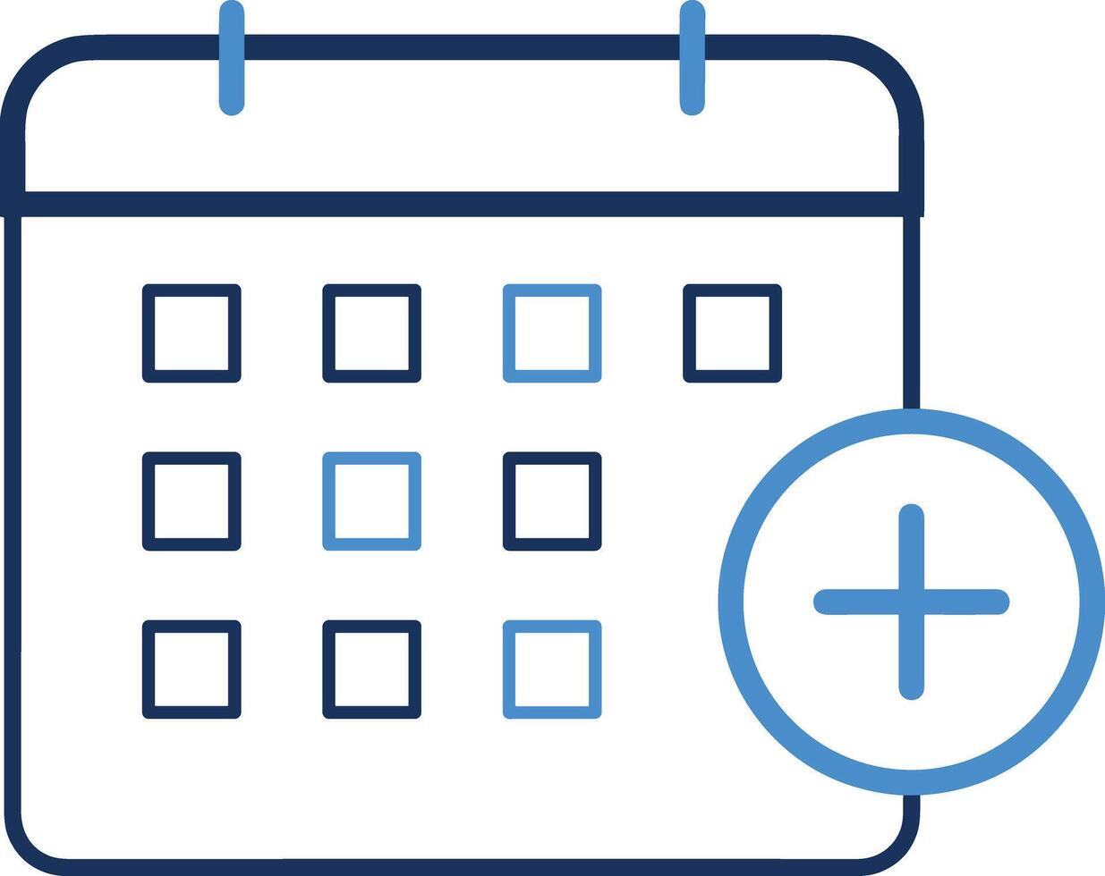 kalender icoon symbool beeld voor schema of afspraak vector