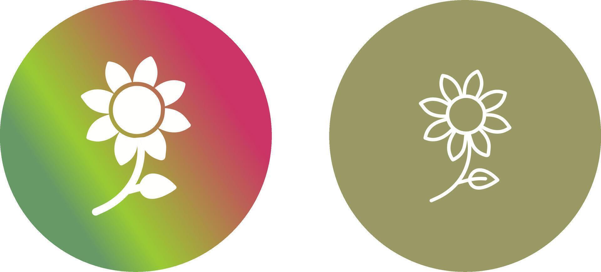 bloemen icoon ontwerp vector