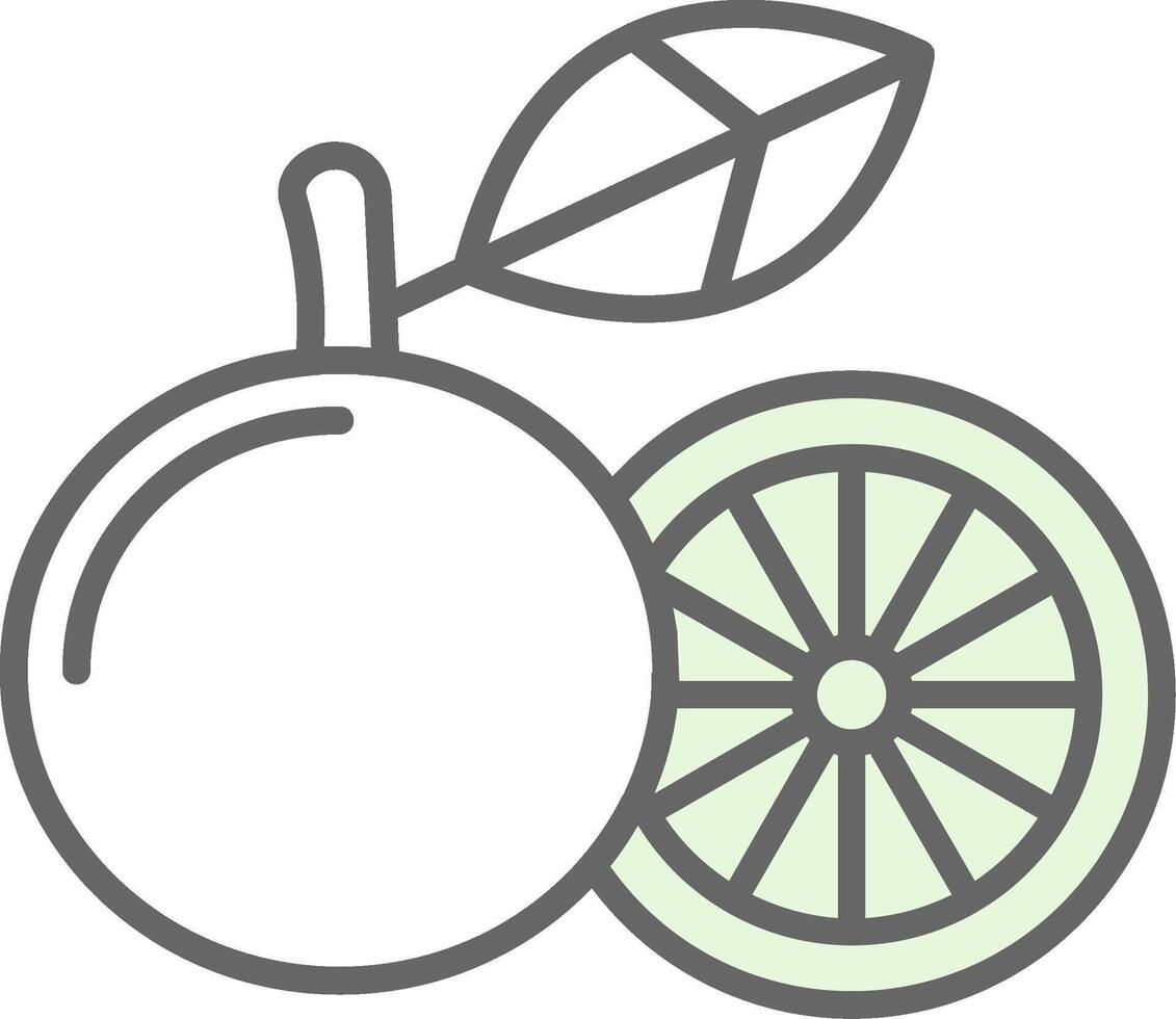 grapefruit filay icoon vector