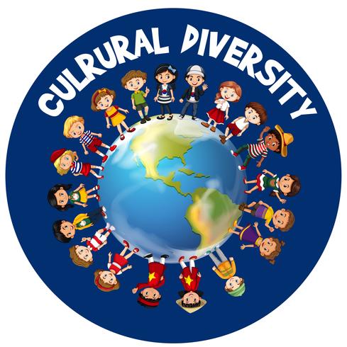 Culturele diversiteit over de hele wereld vector