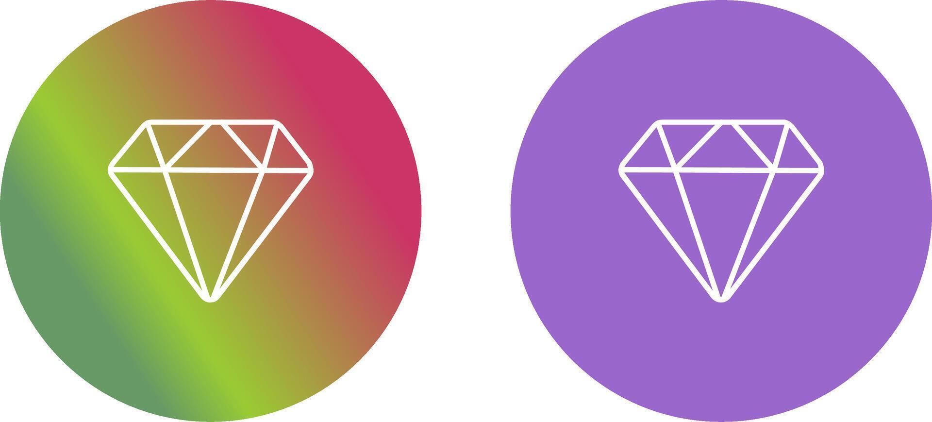 diamant pictogram ontwerp vector