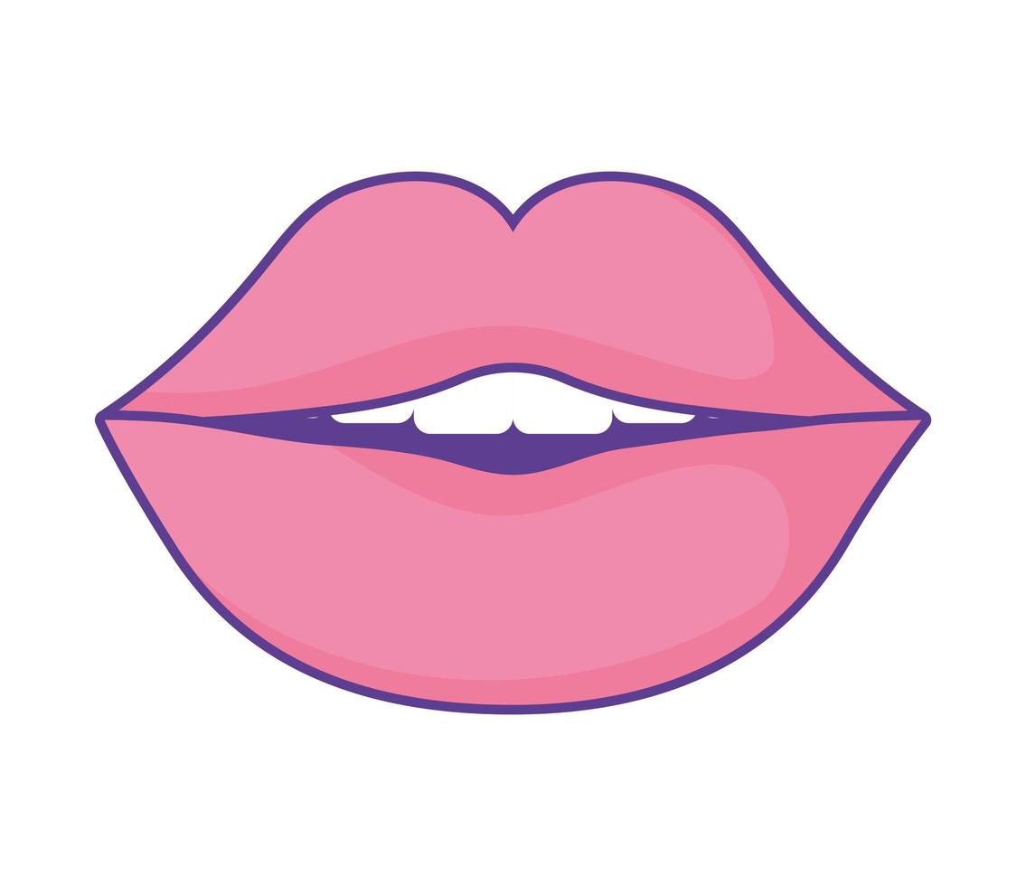 sexy mond ontwerp vector